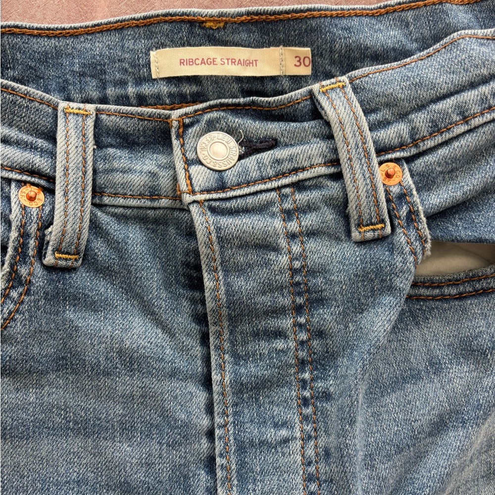 Levi's Ribcage Straight Jeans - Picture 3 of 5